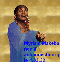 Myriam Makeba chanteuse Afrique du Sud